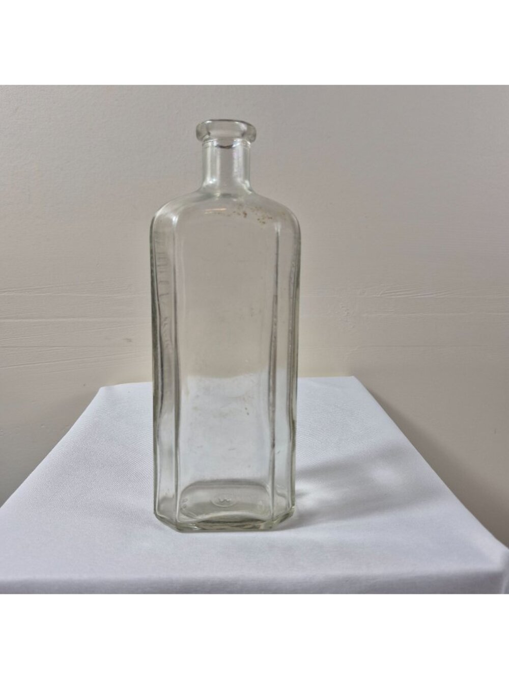 Antique Henry K Wampole & Company Glass Bottle Embossed Lettering Clear 1900s